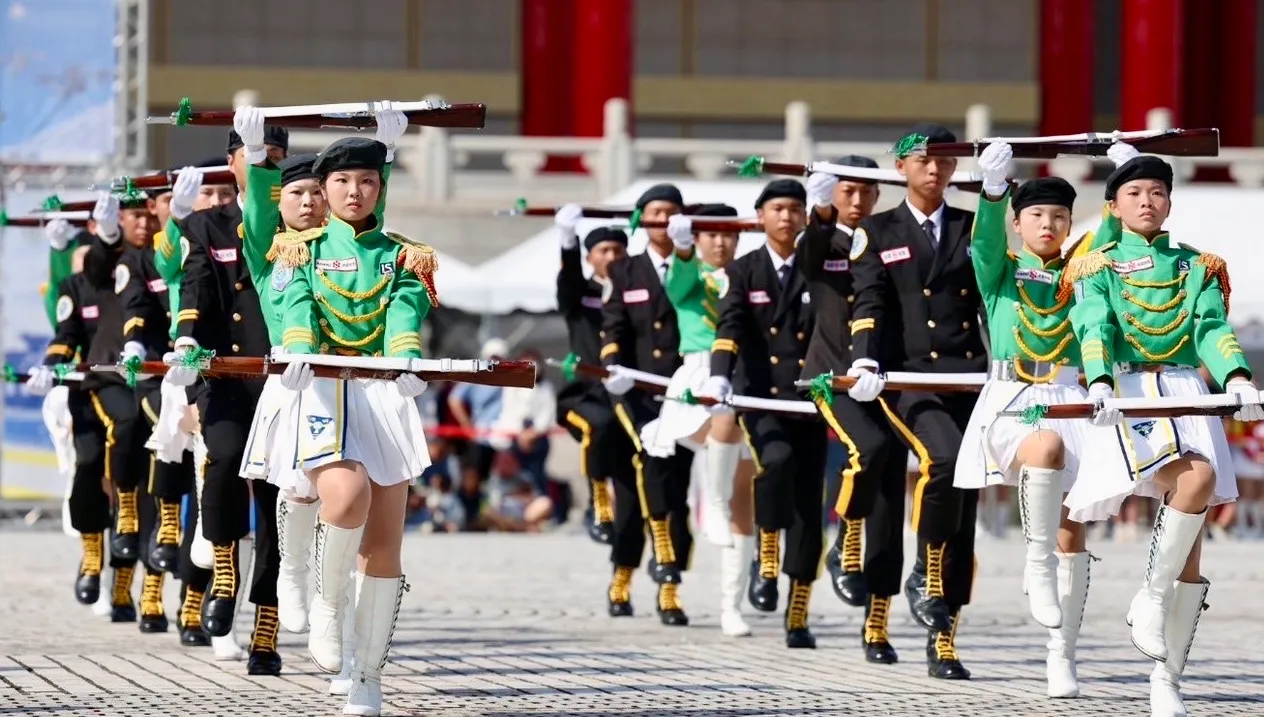打破建中、北一女! 港明高中再奪全國儀隊賽冠軍