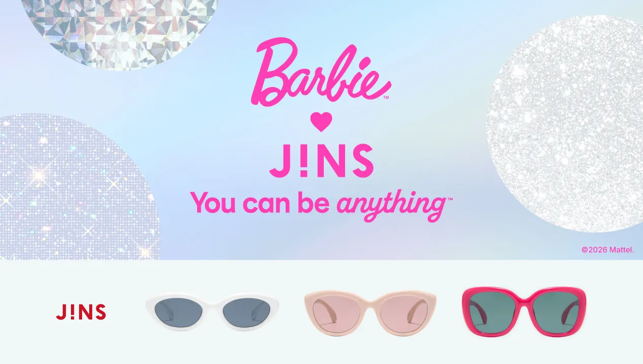 芭比粉必收！Barbie x JINS聯名墨鏡登場 經典貓眼框吸睛