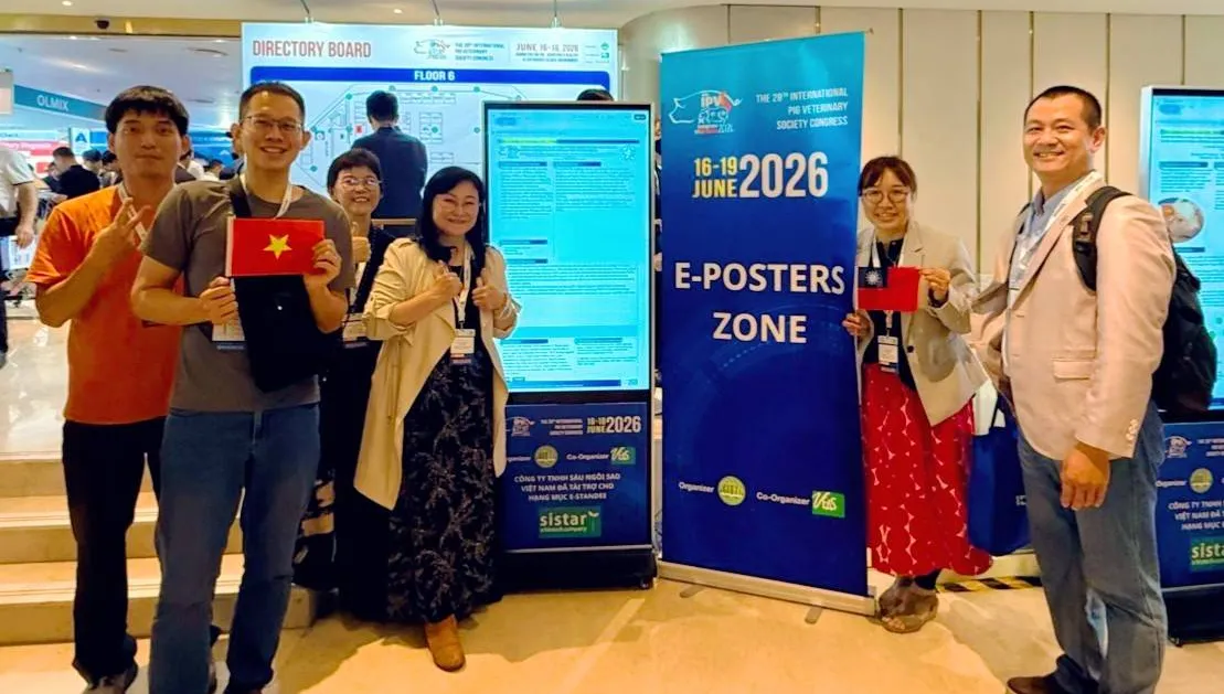 台南豬病防疫成果登國際 IVPS大會發表兩篇研究論文