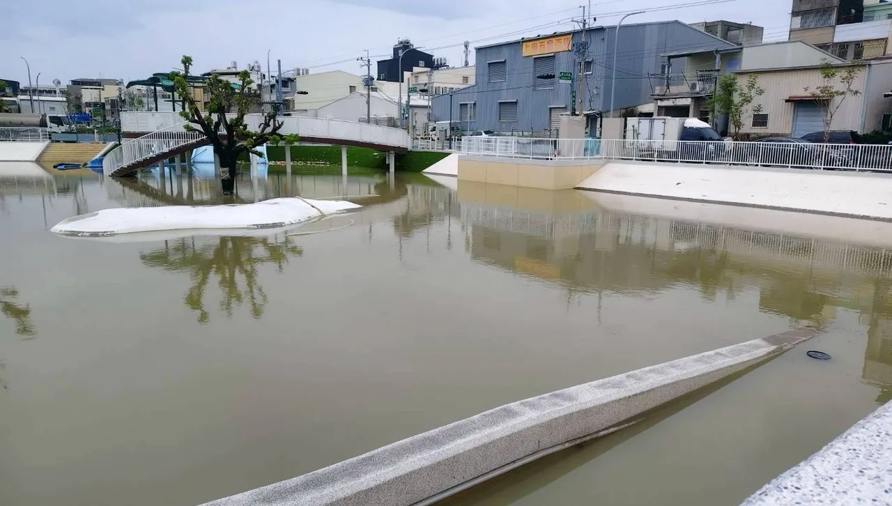 暴雨考驗防洪韌性 台南滯洪池全力蓄洪守住開發區