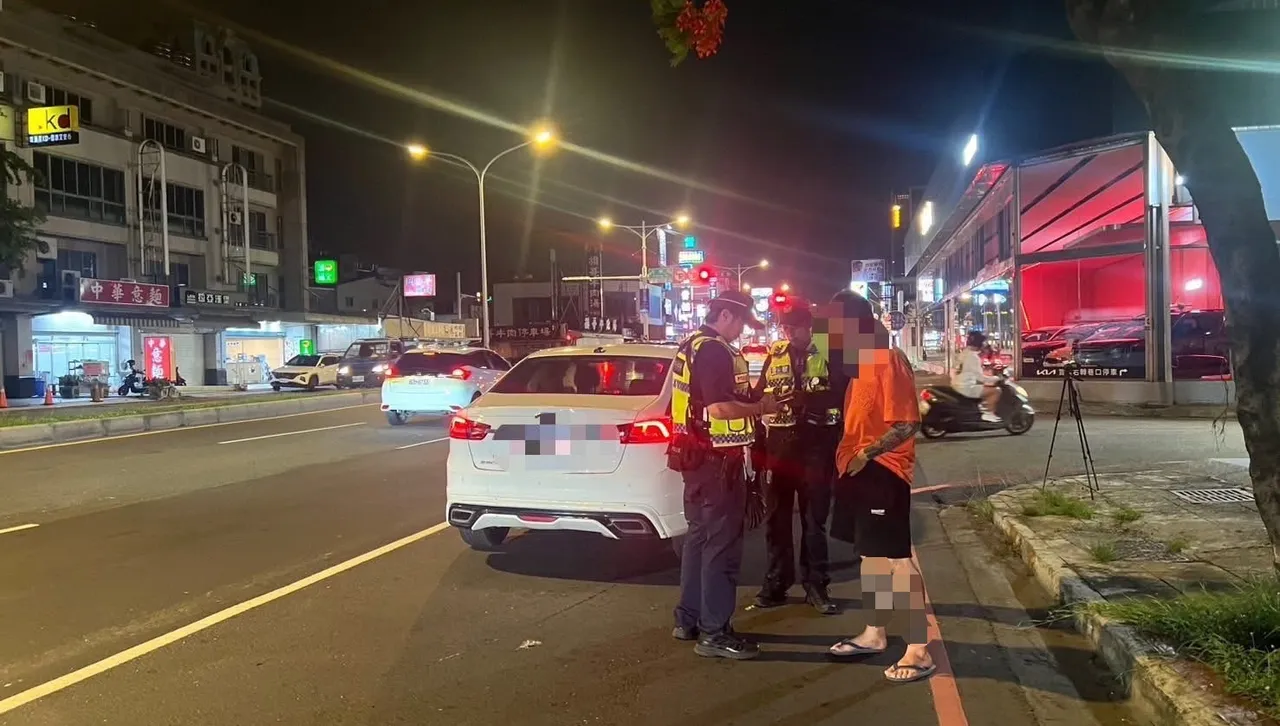 台南強力打擊毒駕! 512警力啟動40路檢點 查獲40人送辦