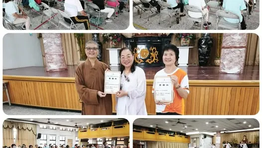 普門寺友愛服務隊、愛笑團到訪蘭陽仁愛之家　陪伴長者快樂笑哈哈