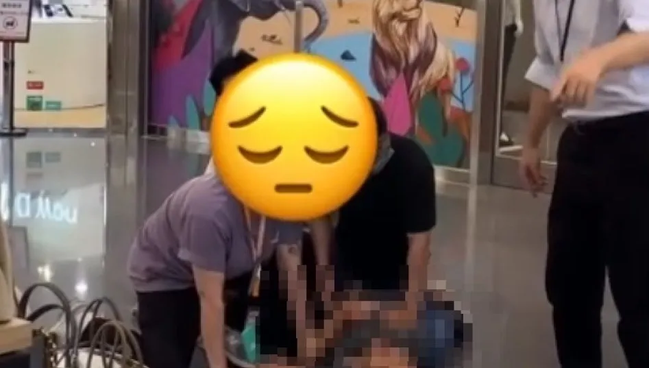 苗栗頭份商場男子鬧事！　砸店咬傷員工遭警逮捕