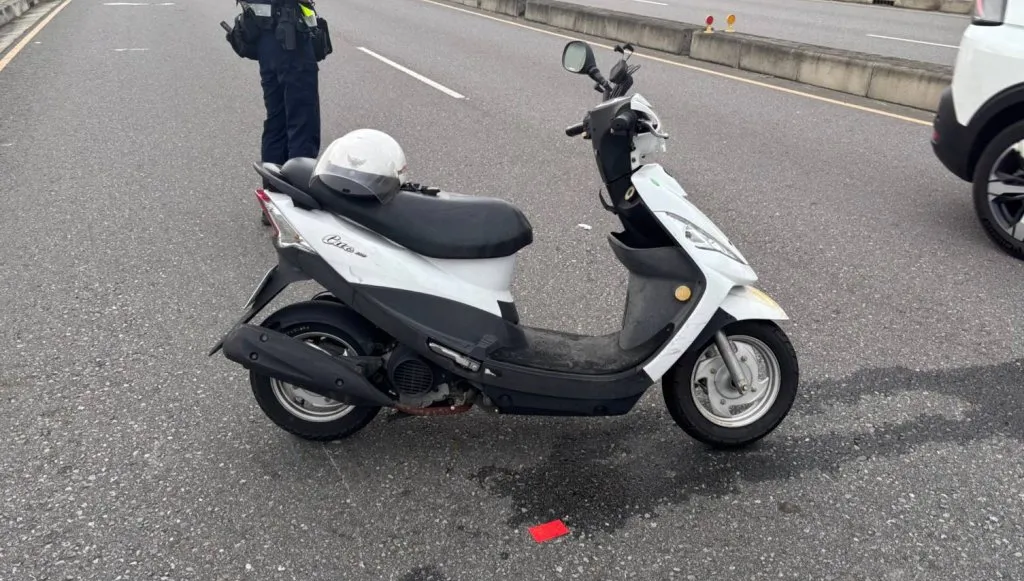 潭子機車擦撞後逃逸　警方鎖定肇事騎士依法究辦