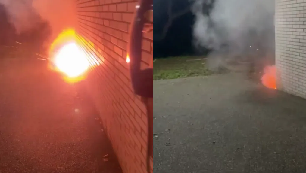 快訊／新竹清大宿舍深夜火警！火花爆炸聲不斷　疑電線走火...學生驚逃