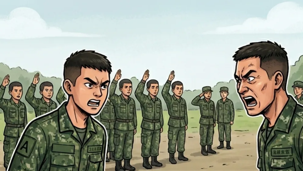 不爽操課立正答「有」！役期1年二兵嗆教官「臭機掰」、「在外面是不是可以打他」　法院判有期徒刑3月