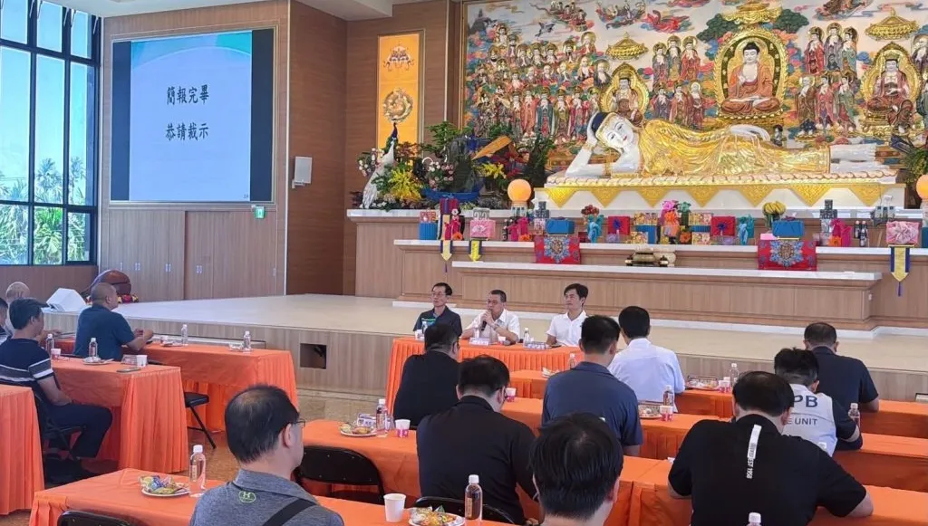 潮州分局參訪妙光禪寺辦戶外聯合勤教　深化警民交流攜手守護地方安全