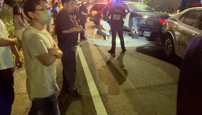 AB車拒檢逃逸衝撞警車！　臺西警跨轄至彰化鹿港逮一對男女又是毒駕