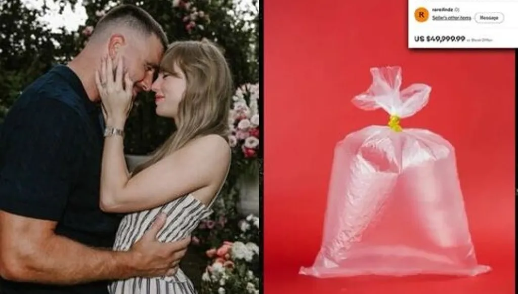 泰勒絲婚禮「紀念空氣」也能賣！160萬成交還賣會場垃圾