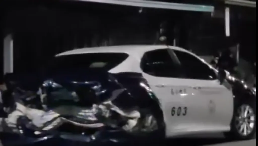 警車被撞！　霧峰分局警車處理事故遭酒駕車追撞