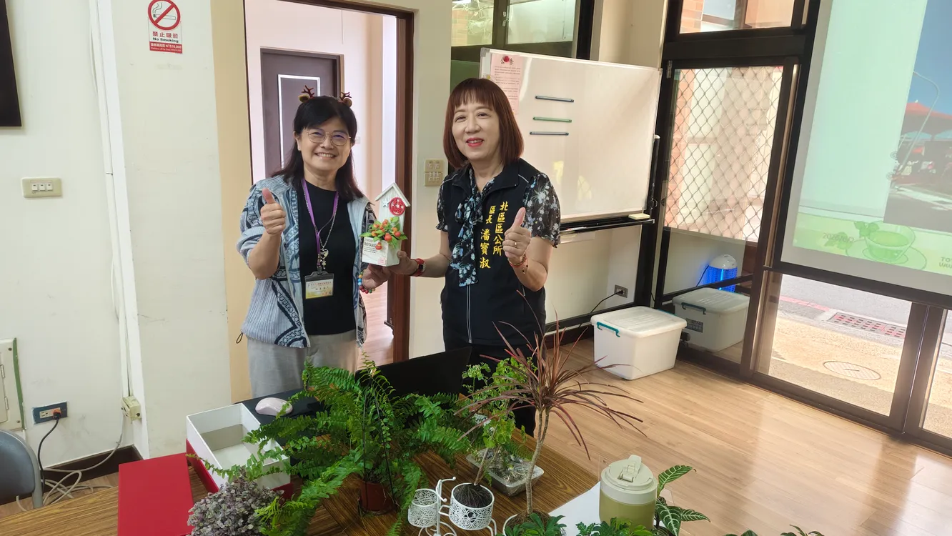 ▲與植物做朋友!北區鎮北學堂開辦園藝療癒課程。(圖/記者 楊子安 翻攝)