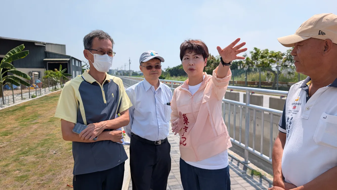 ▲安南水圳景觀大改造，陳亭妃促推800公尺綠美化工程。（圖／記者 楊子安 翻攝）