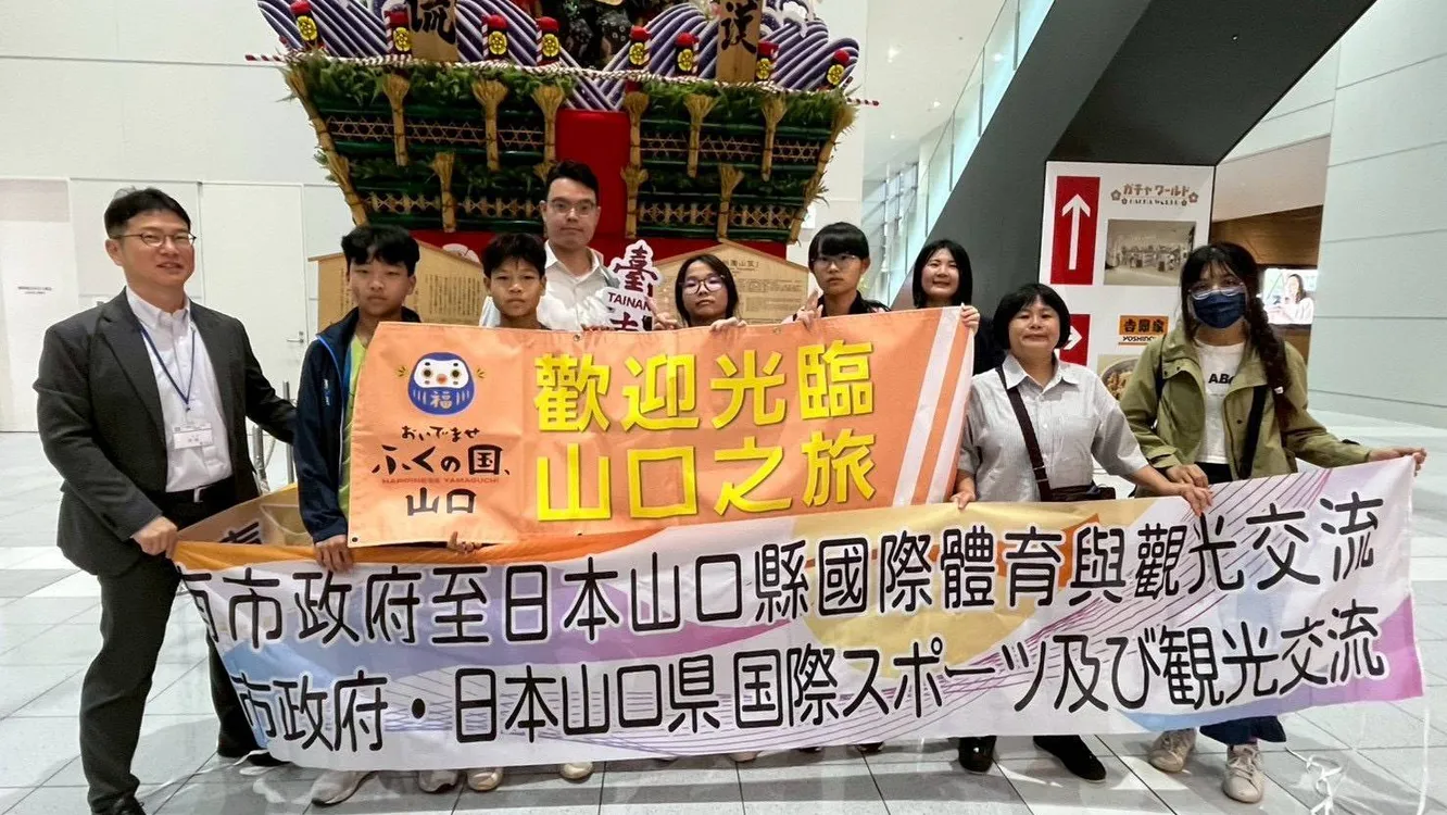 ▲臺南市政府與臺南市佳興國中赴日本山口縣進行匹克球交流。（圖／台南市政府提供）