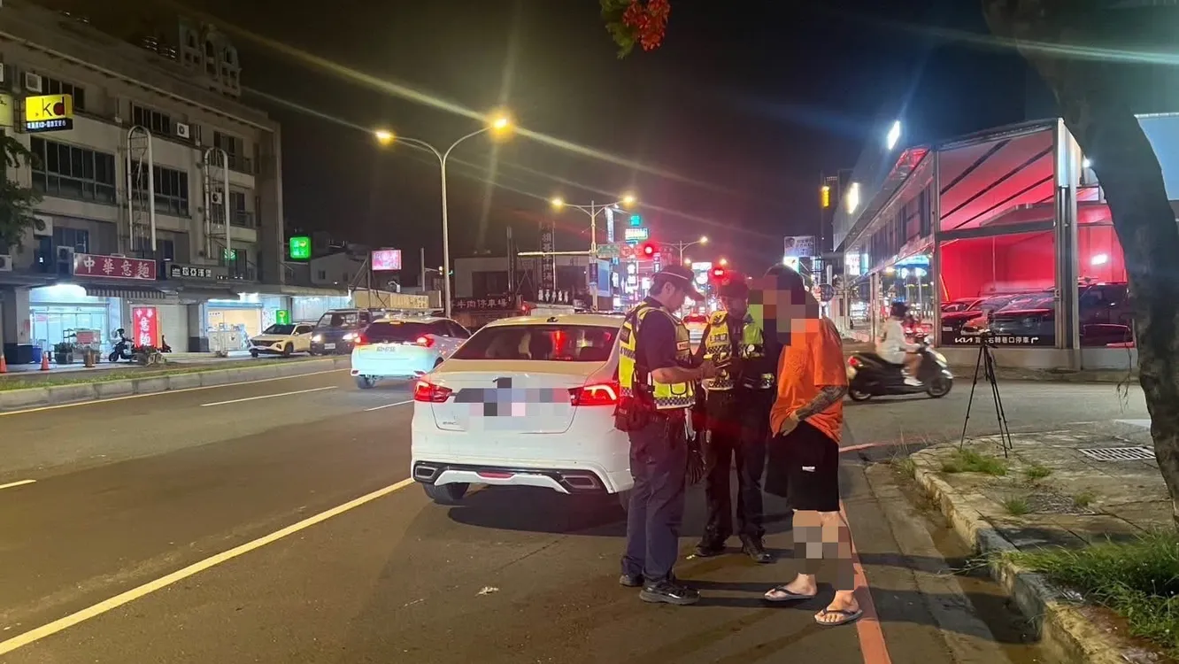 ▲防毒駕零容忍，台南連續兩波專案執法，強化路檢熱點取締。（圖／台南市警察局提供）