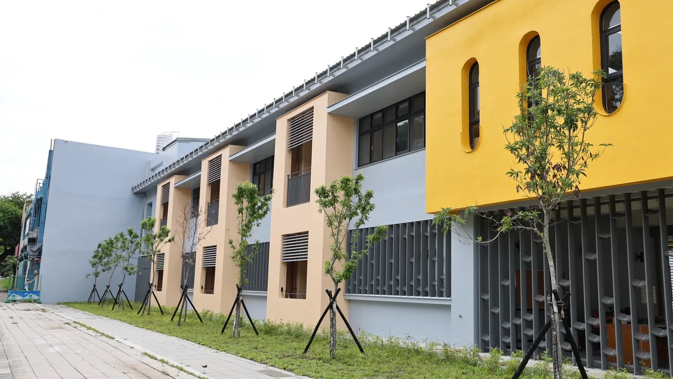 ▲台南志開實驗小學北棟新校舍落成，9月開學正式啟用。（圖／台南市政府提供）