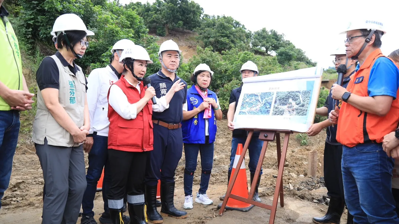 霧峰暗坑巷道路復建工程如期完工　強化邊坡穩定守護農民通行安全
