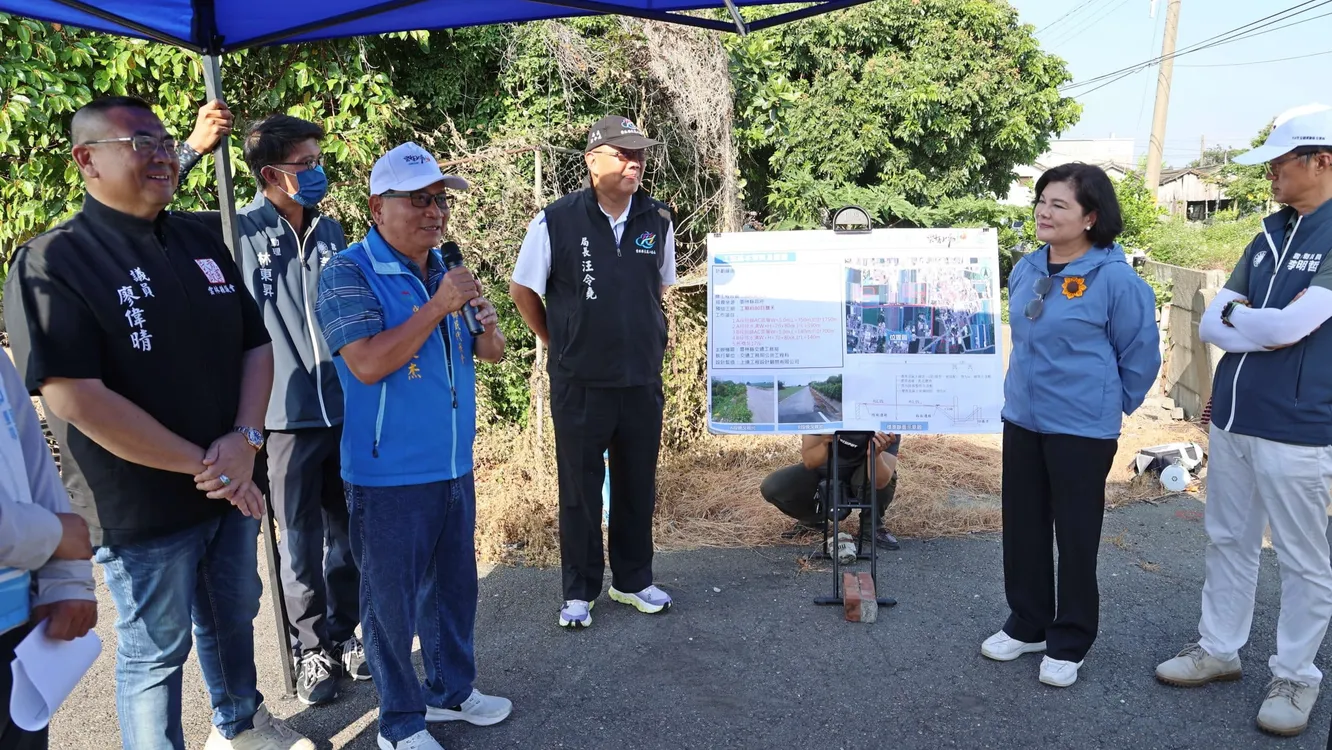 雲縣府斥資逾千萬改善二崙三和、大華溝渠路面　守護農民用路品質生命財產