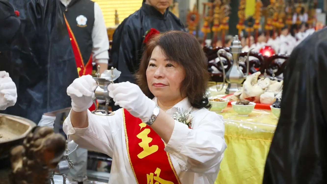 大天宮百年古禮祝壽　黃敏惠：幸福沒奇蹟、嘉義市施政八冠全國第一