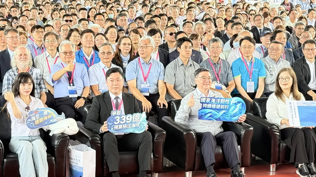 慶祝國家海洋日　閣揆卓榮泰親自主持在高雄港舉辦的「2026第七屆國家海洋日」　慶祝典禮