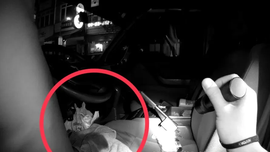 毒駕男車內狂噴消毒酒精掩蓋毒味 臺中二分局路檢當場查獲安非他命