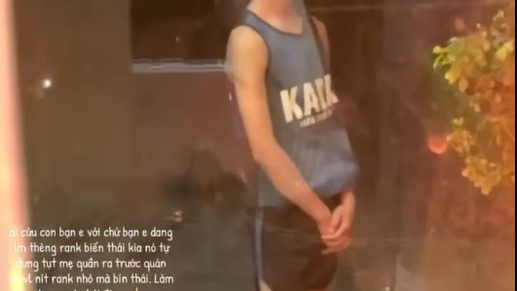 影／桃園露鳥俠！在台越籍女直播遇變態　男店門前脫褲露下體讓她嚇壞