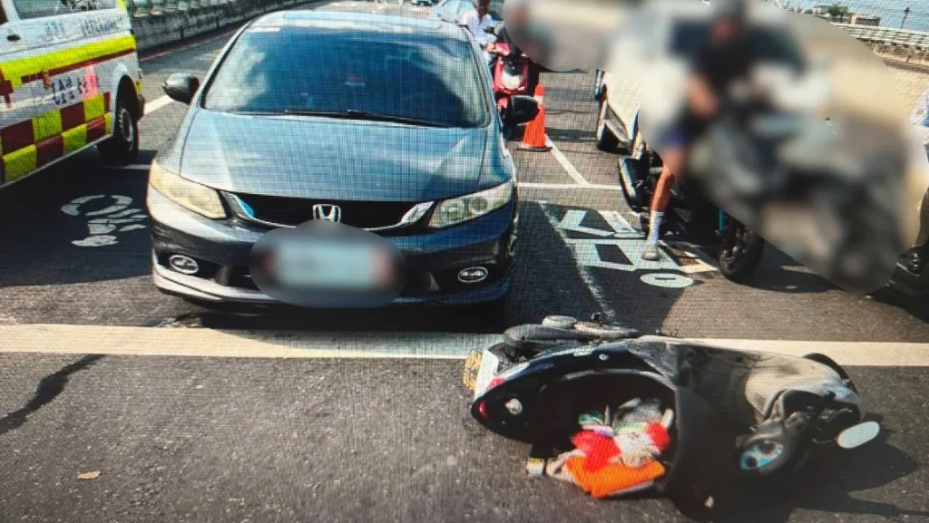 台南24歲男酒駕！一大早紅燈起步追撞機車　2女子掛彩