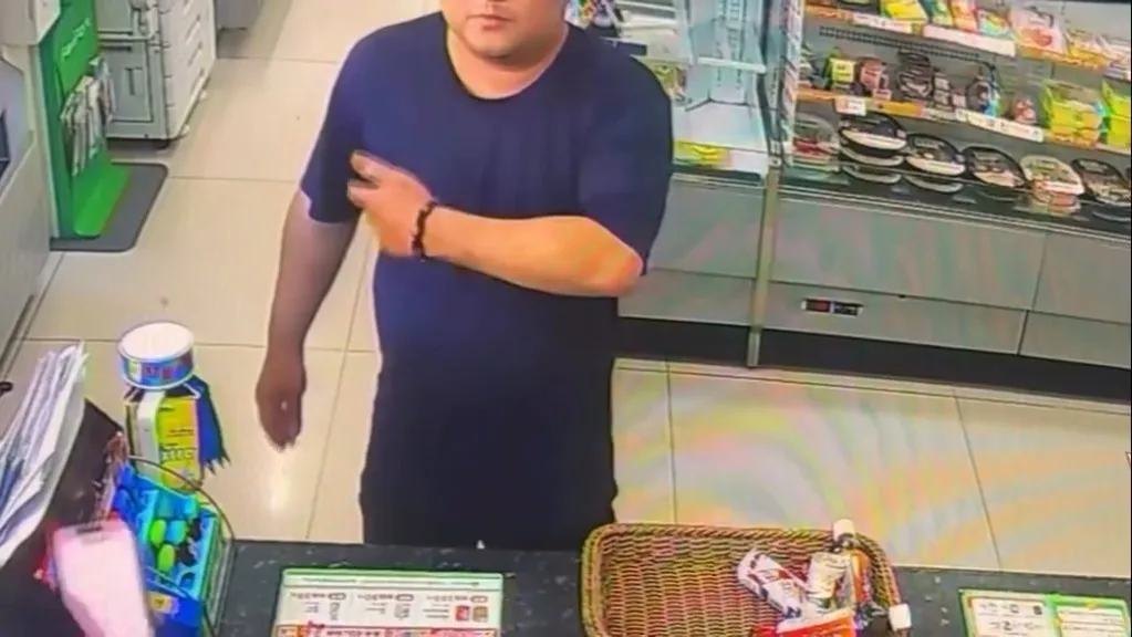 影／男進超商挑釁店員「我想打你」！店員告知有監視器欲報警　還嗆：臭俗辣有本事出來講