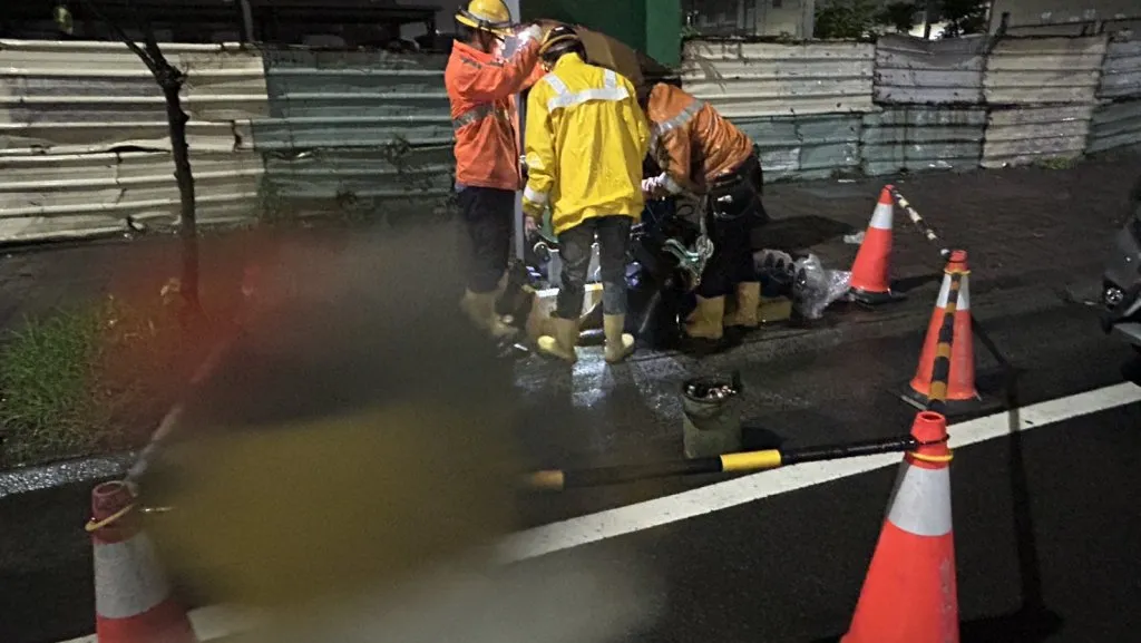 台中大雨梧棲815戶停電! 台電晚間10時許修復