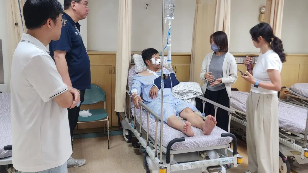 大甲警攻堅查緝遭衝撞 小隊長手肘粉碎性骨折送醫開刀
