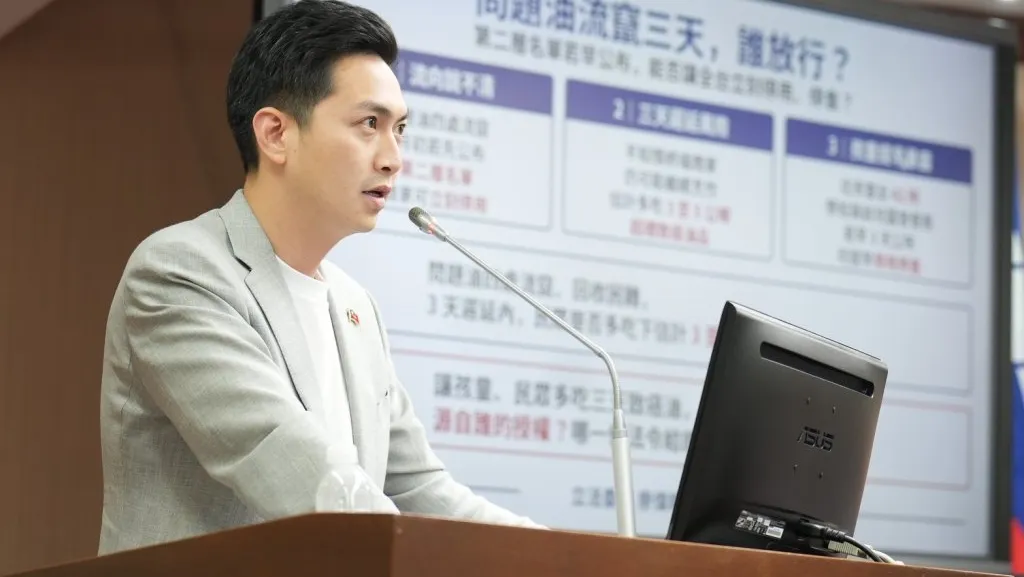 食安辦認源頭管理不足 廖偉翔轟「食安五環2.0」破功:總統應向國人道歉