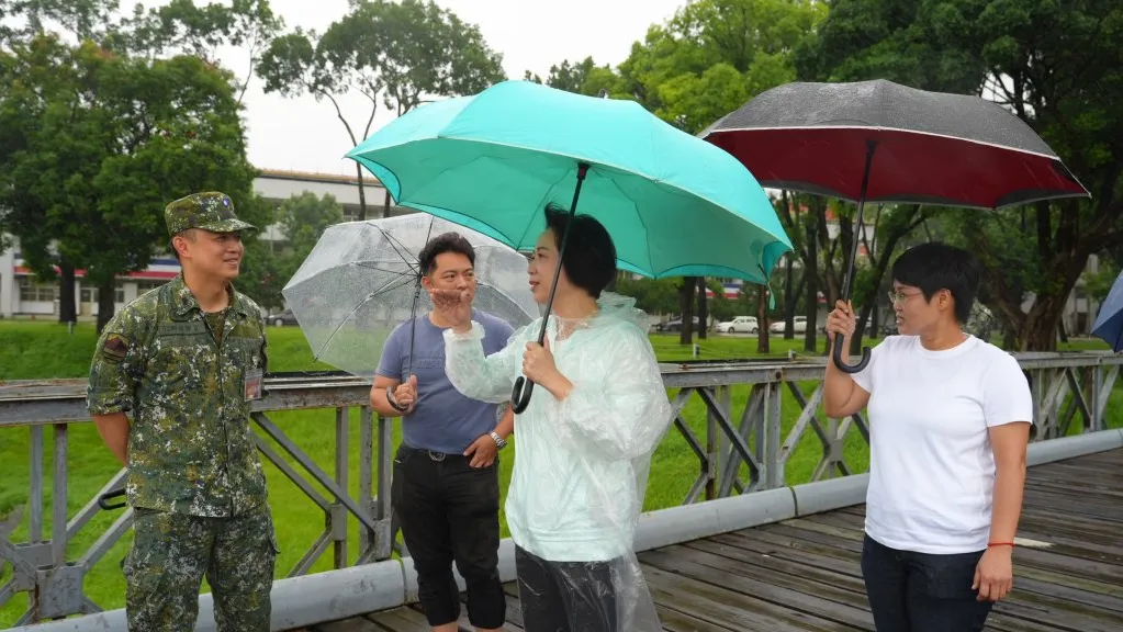 巴威颱風挾豪雨襲台中!何欣純視察太平滯洪池 籲強化防洪整備提升城市韌性