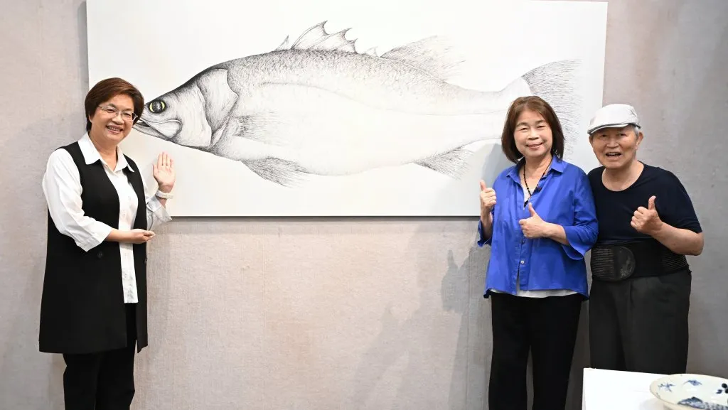 前縣長翁金珠、劉峯松夫妻聯展 200件作品譜寫生活與藝術的深情對話