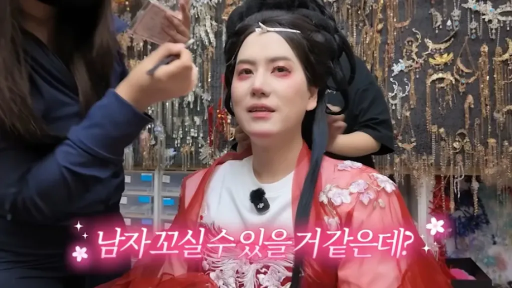 SJ圭賢挑戰「中國網紅妝」美到認不出!變絕美古裝女神