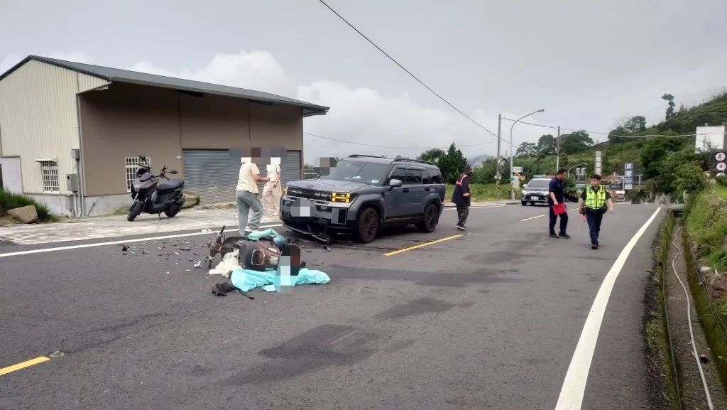 嘉義中埔死亡車禍!酒後騎機車逆向對撞自小客車 71歲翁傷重不治