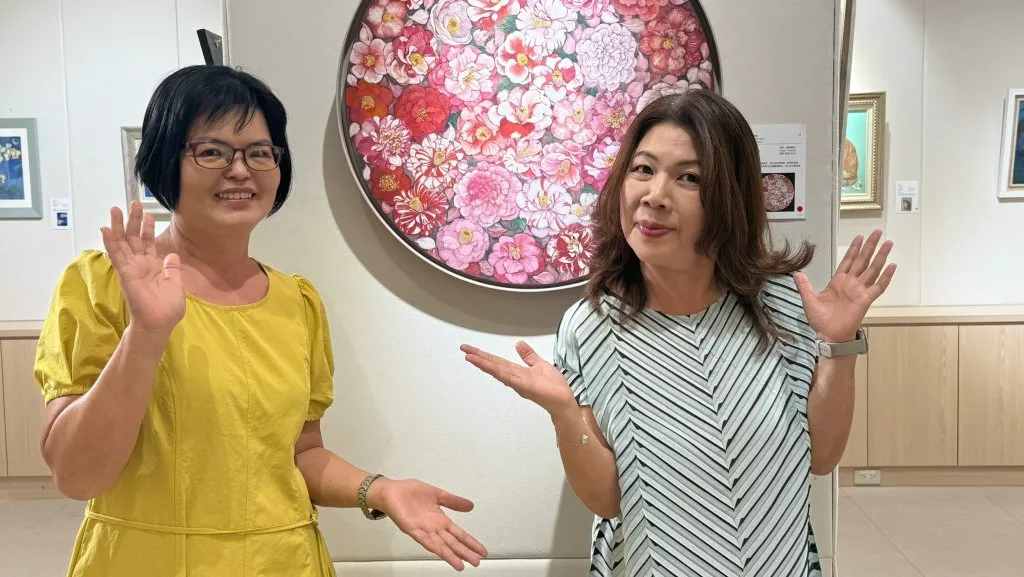 《次第花開》映照生命節奏　膠彩藝術家許寶勉天母SOGO個展登場