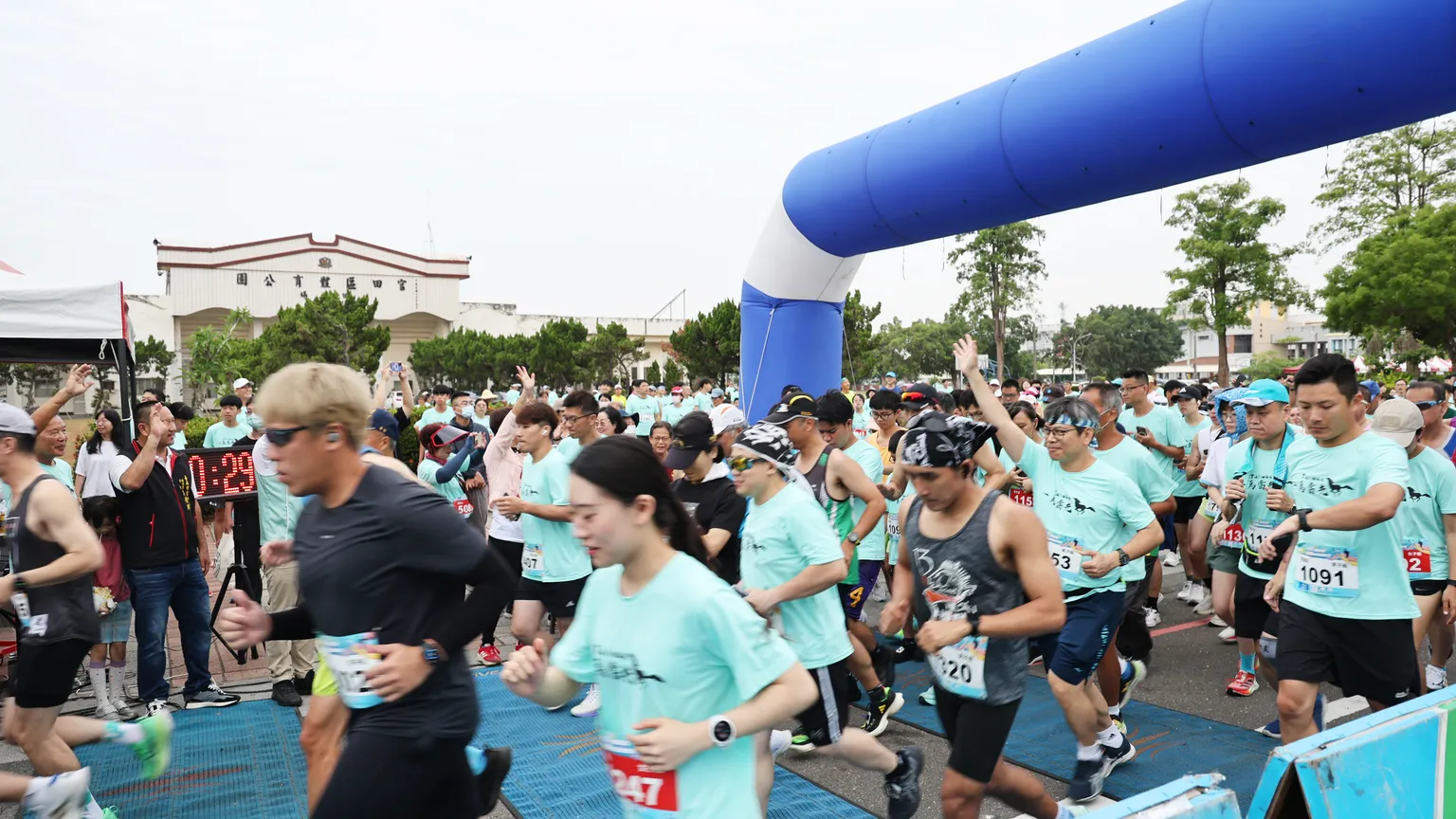 跑進西拉雅風景區 官田全國路跑賽吸引全台跑友參與