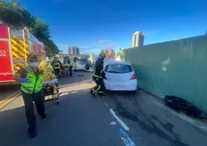 台中北屯車禍1車翻覆2人受困! 機車騎士OHCA
