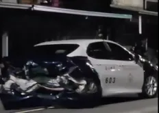 警車被撞! 霧峰分局警車處理事故遭酒駕車追撞