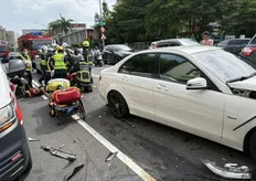 豐原5車連環追撞釀重傷 40歲機車騎士遭夾車陣創傷OHCA送醫搶救