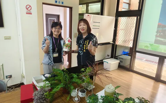 北區鎮北學堂推園藝治療課程 用植物療癒身心壓力