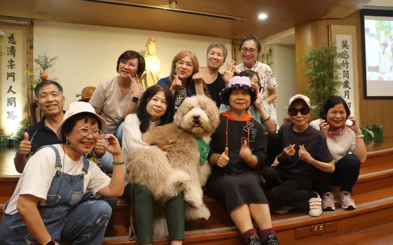 「哈恩」與「哈波」毛小孩化身療癒天使　動物輔助治療師陳美麗　分享動物輔療成效