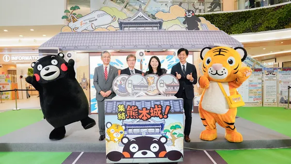 熊本城魅力登陸台南 熊本熊現身三井Outlet掀台日觀光熱潮