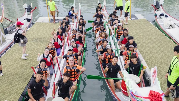 臺南國際龍舟賽開划 14國國際友人下水體驗直呼難忘