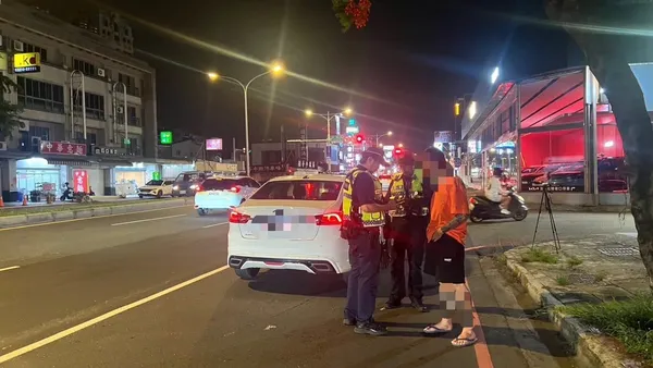 台南強力打擊毒駕! 512警力啟動40路檢點 查獲40人送辦
