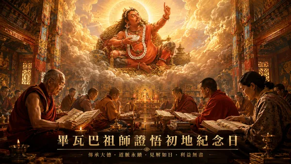 藏傳薩迦派重要祖師「畢瓦巴」　藏曆四月二十三紀念畢瓦巴祖師證悟初地