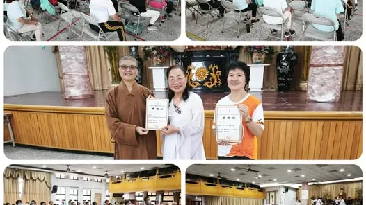 普門寺友愛服務隊、愛笑團到訪蘭陽仁愛之家　陪伴長者快樂笑哈哈
