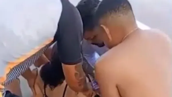 影／海中戲水被鯊魚襲擊！巴西19歲少女慘遭啃咬　救生員拉上岸「右腿消失」影片瘋傳