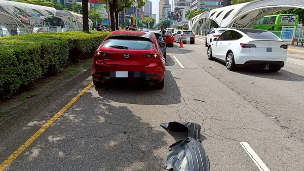 台中毒駕釀4車連還撞2人受傷! 駕駛移送法辦建請檢方聲押