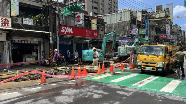 桃園八德瓦斯外洩！　警消人員警戒中