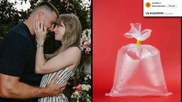 泰勒絲婚禮「紀念空氣」也能賣！160萬成交還賣會場垃圾